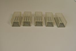 5x Vintage LEGO System Garagen (Teil 721) 60er Jahre