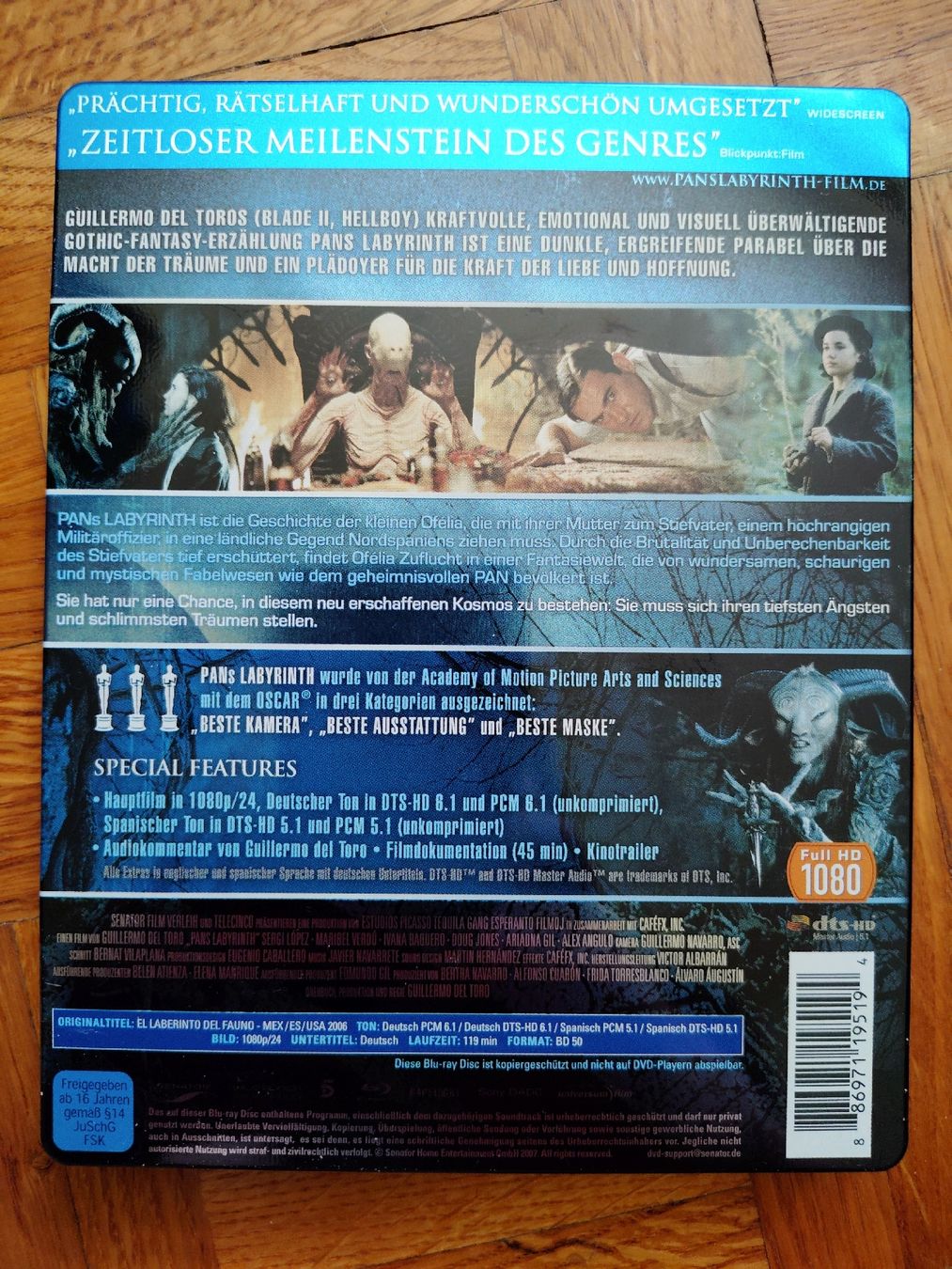 Tutti i DVDs: Pam's Labyrinth - Blu-ray - Steelbook – Usato da Yverdon-les-Bains venduto da Scottish_Blood 2
