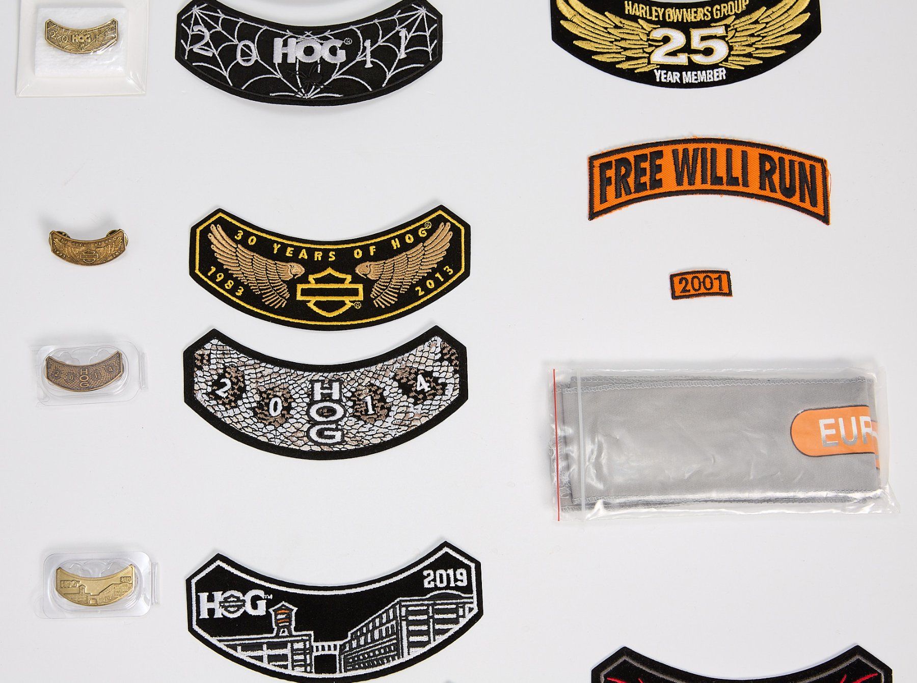 Toppe: Harley Davidson PIN und Sticker Sammlung – Nuovo (secondo la descrizione) da Niederrohrdorf venduto da Dmike 5