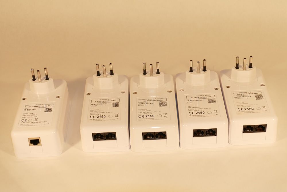 DEVOLO Power-Line Adapter dLAN 500 duo+ sowie dLAN 1200+ (Gebraucht) in ...