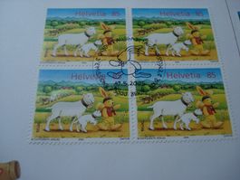 Felix der Hase, 2005, FDC Satz + 4erblock