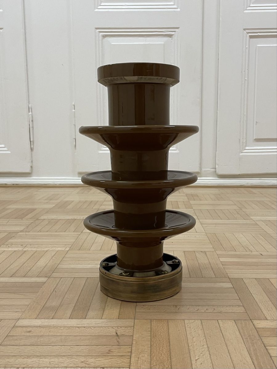 Sculture & Statue: Vintage Starkstrom Isolator auf Messing Sockel Kunst Objekt – Usato da Zürich venduto da Vintagewiesel 7