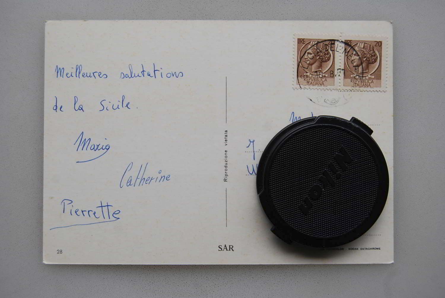 Cartoline postali: AK Saluti da Messina 1977 – Usato da Rüfenacht BE venduto da Toro06 1
