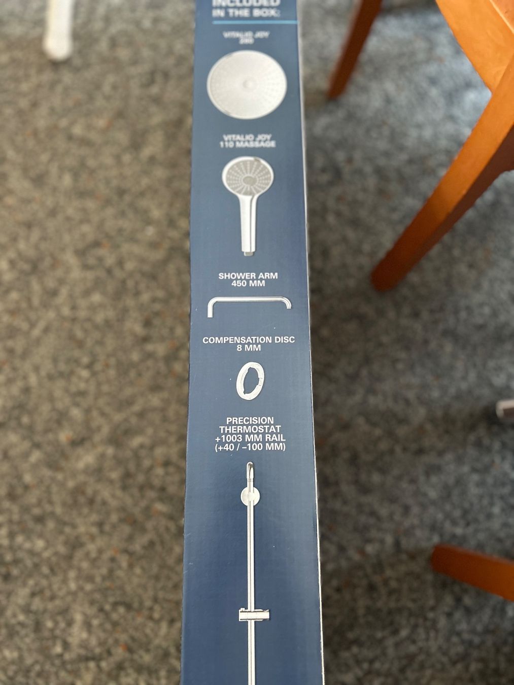 Grohe Docce: GROHE VITALO JOY SYSTEM 260 ,, NEU ,, – Nuovo e nell'imballaggio originale da Weissbad venduto da Usw63 1