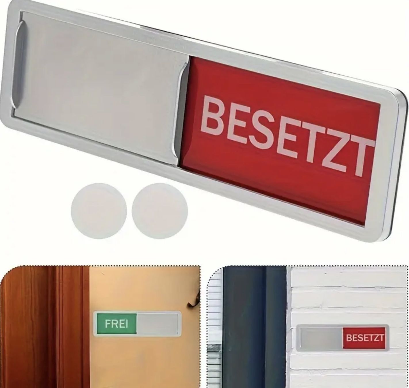 Insegne: Frei/Besetzt Schieber – Nuovo e nell'imballaggio originale da Reinach BL venduto da Deinfashion 2