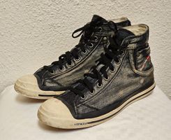 Diesel Herren High-Top Sneaker Denim Look Grösse 43 Street
