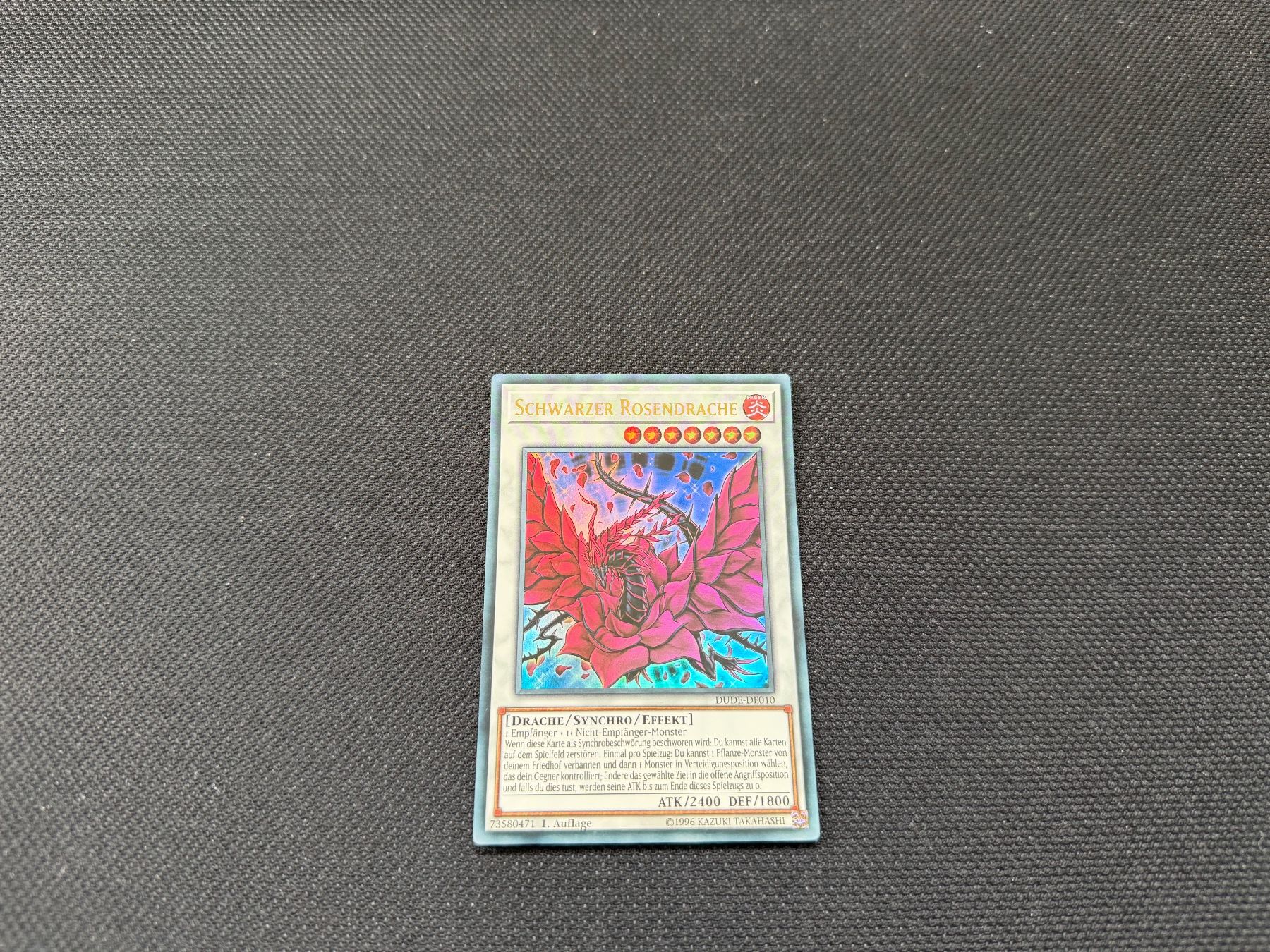 Yugioh Carte collezionabili: Schwarzer Rosendrache - DUDE-DE010 – Usato da Zürich venduto da mountainwizard00