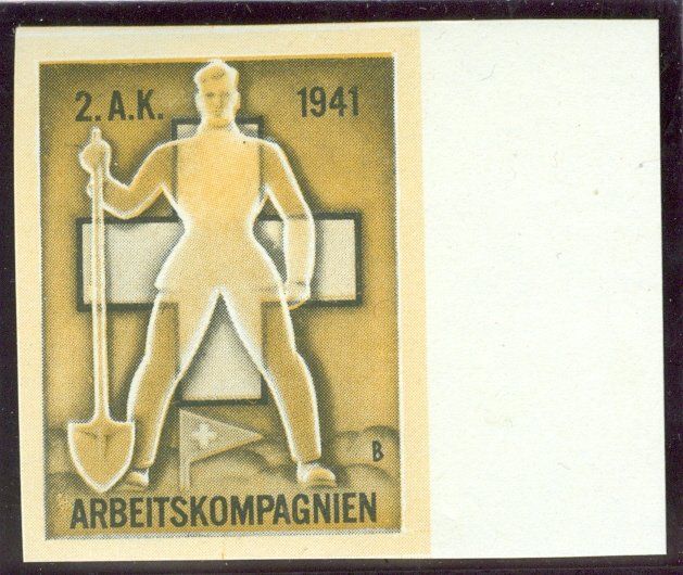 Alle Briefmarken: 2 AK Arbeitskompagnien – Gebraucht aus Zürich von yago-rot