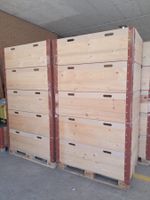 10x Palettenrahmen 120x80x40cm für EPAL Paletten, Rahmen