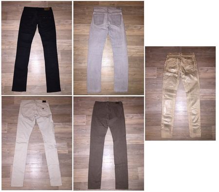 5 x Jeans REPLAY, CITIZEN OF HUMANITY, 2 x GUESS, SISLEY W25