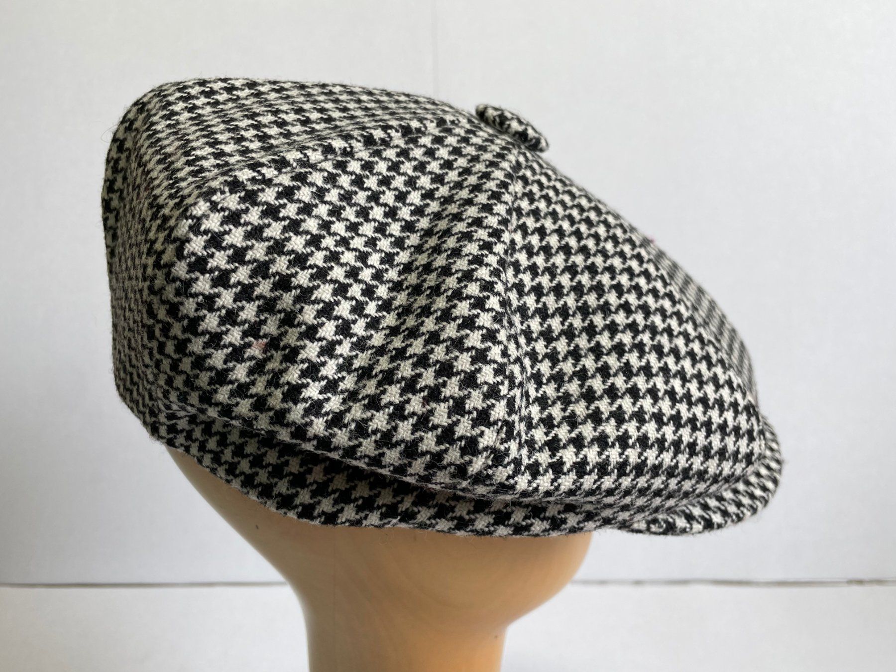 Copricapi, berretti & cappellini: Lock & Co Hatters Sandwich Houndstooth Bakerboy Gr 59 NEW – Nuovo (secondo la descrizione) da Zürich venduto da le_souk 3
