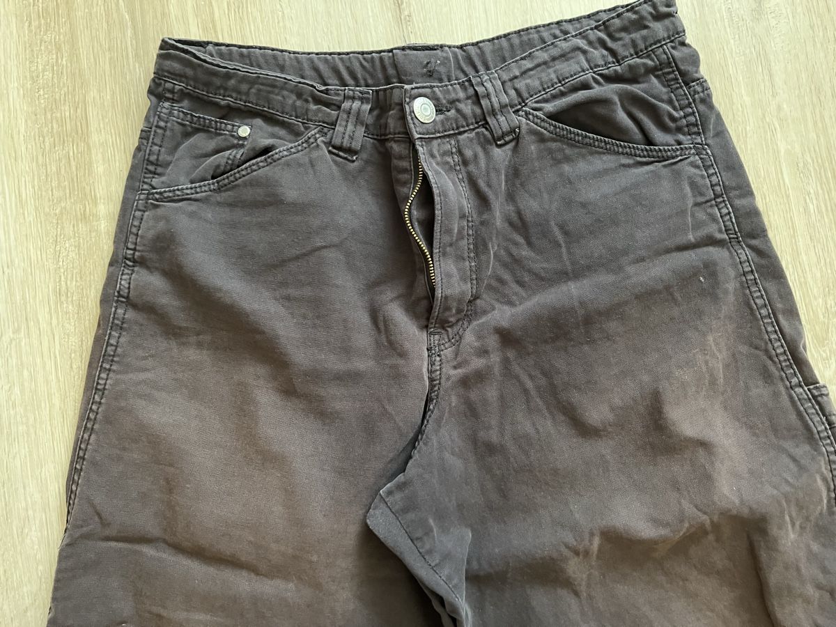 H&M Pantaloni: Baggy Hose gr. 170 Adjustable Waist, Anthrazit farbe, – Usato da Triesen venduto da bubita 2