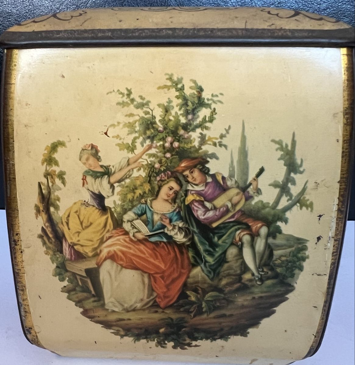 Dosen: Antike Blechdose 1890 Edward Sharp & Sons England, Vintage – Gebraucht aus Oberhofen Thun'see von SwissTreasure