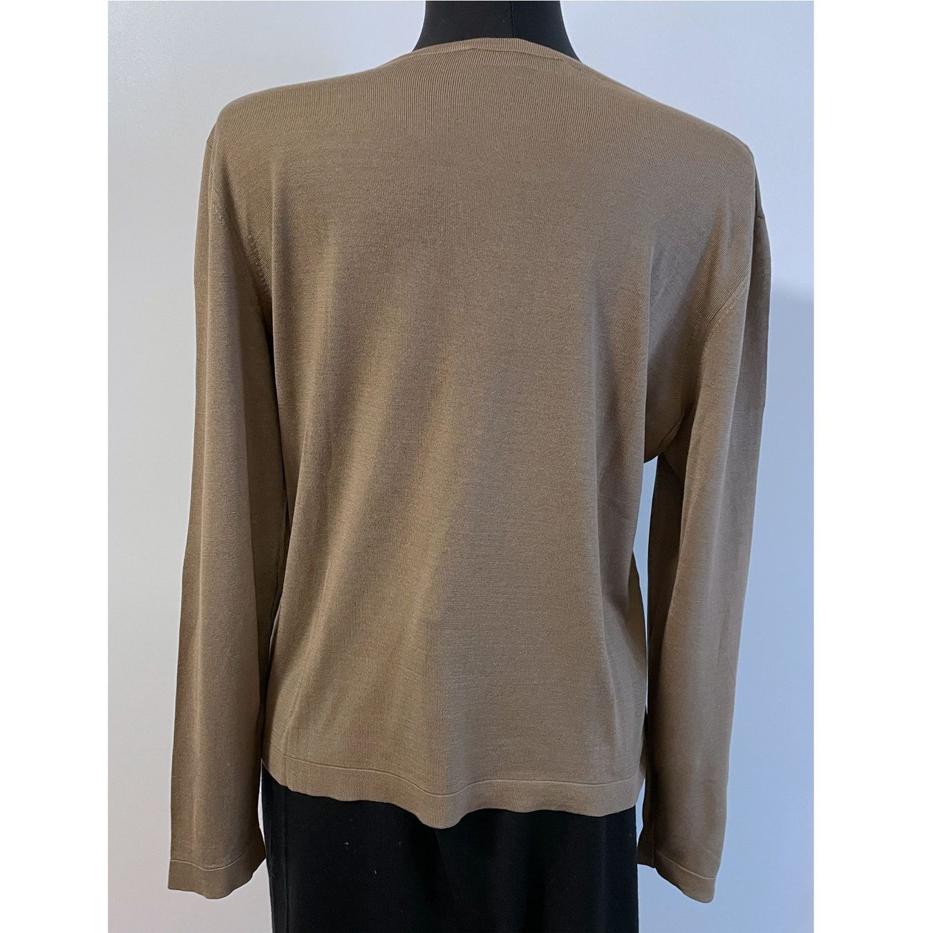 Pullover & Sweatshirts: Pullover 100% Seide Gr. 46 braun Roberto Quaglia VINTAGE – Gebraucht aus Brüttisellen von Buxus 1