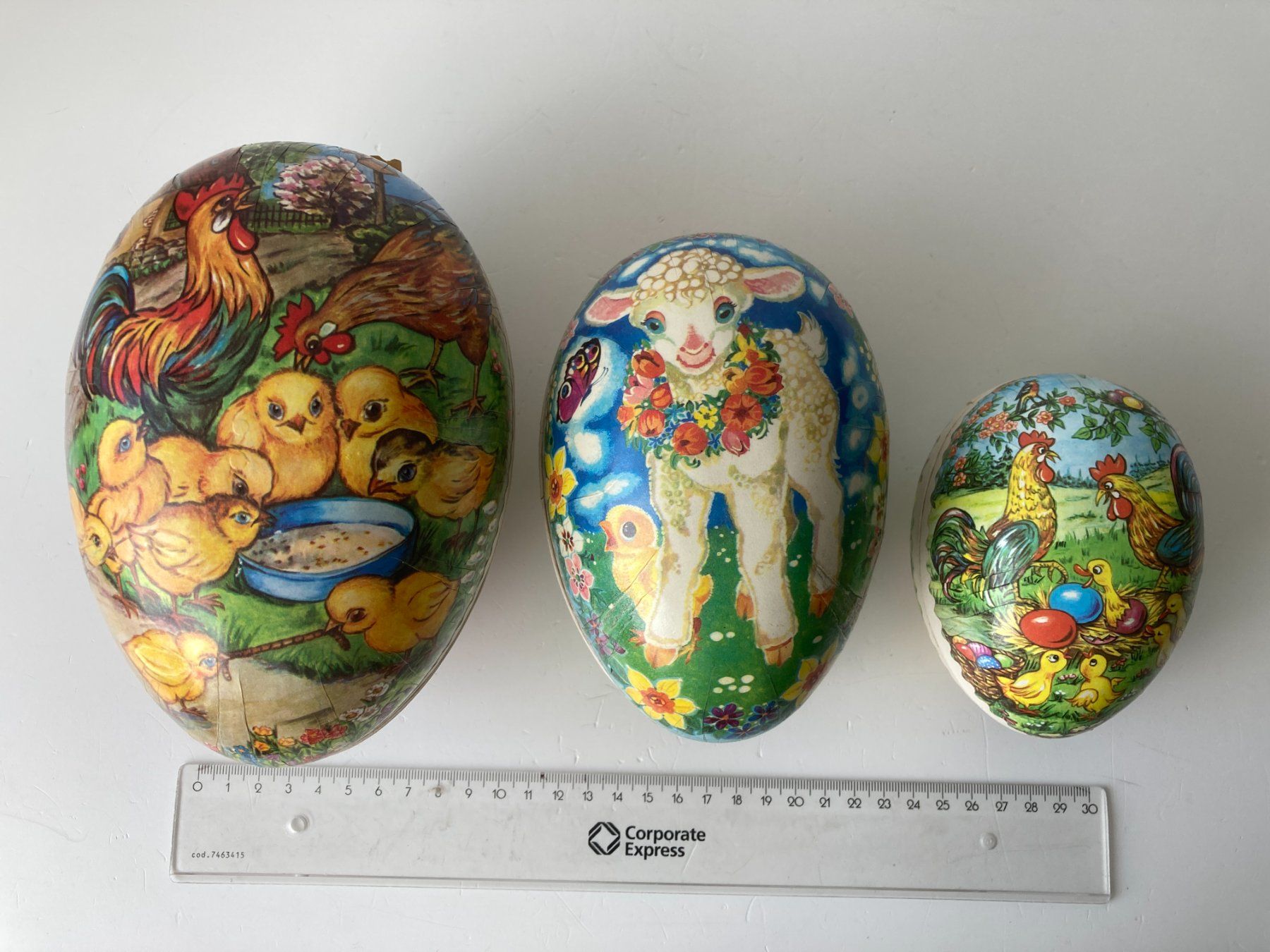 Tutte le decorazioni: Alte Ostereier aus Karton – Usato da Zwingen venduto da moje1 1