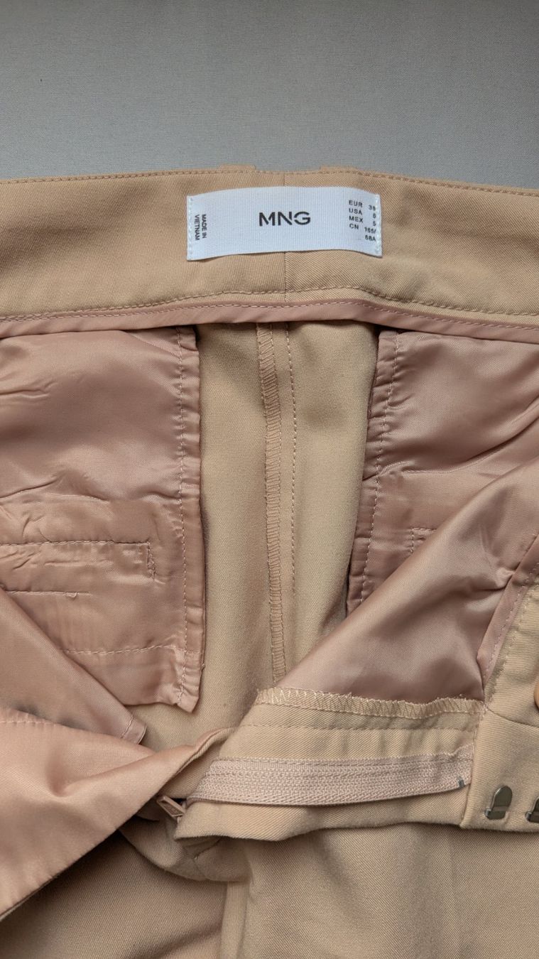 Mango Pantaloni: Mango Hose beige/rosa, Gr. 38, neuwertig – Usato da Dietikon venduto da jul_6wgf 1