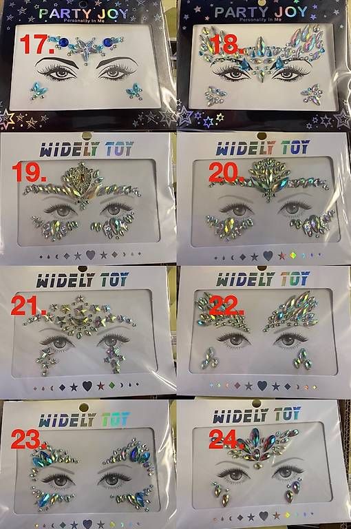 Make-up: 158x Temporary Strasssteine Tattoo – Nuovo e nell'imballaggio originale da Zürich venduto da kollers 2