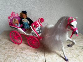 Barbie Kutsche mit Pferd