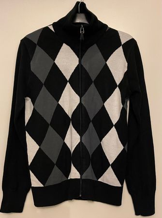 Gilet Jacke homme JOHN DEVIN, couleur gris/blanc/noir, XS