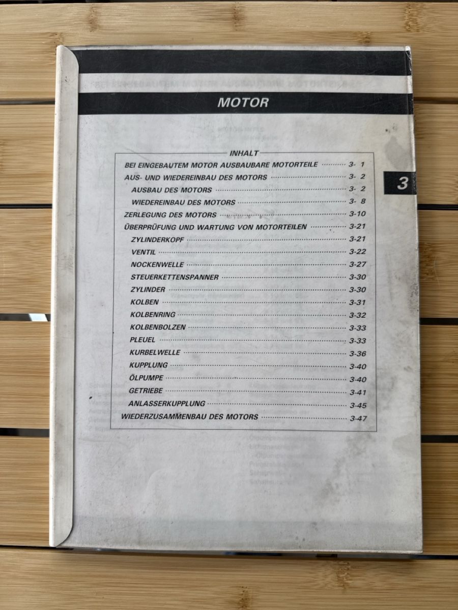 Documenti: Werkstatthandbuch Anleitungen – Usato da Buochs venduto da 18-84