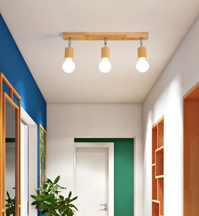 Lampadari & plafoniere: Holz Deckenstrahler 3 Flammig – Nuovo e nell'imballaggio originale da Geneve venduto da Titi2008 6