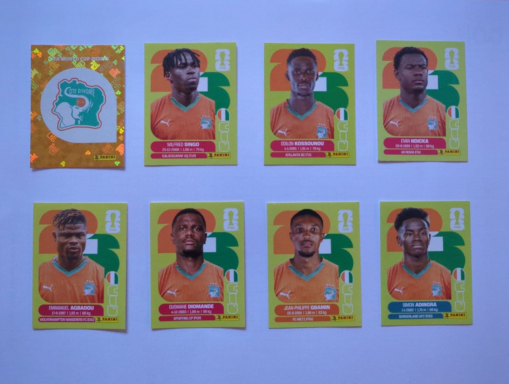 Panini Cartes à collectionner: WM 2026 Panini Côte d'lvoire – Neuf (Voir description) à Kiental par CrowDolf