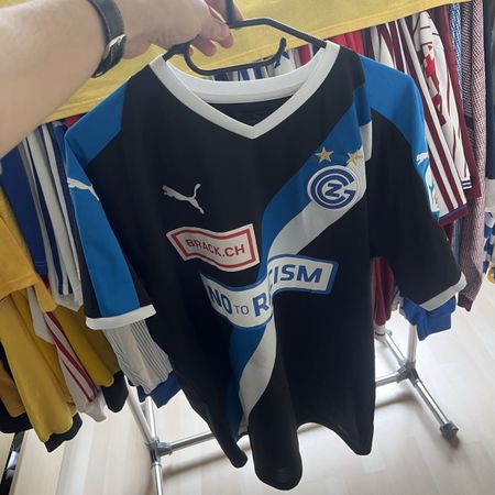 Matchworn Trikot Grasshoppers Momoh Puma