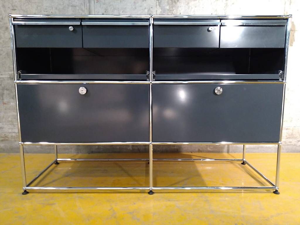 Cassettiere: Sideboard USM, anthrazit – Usato da Bern venduto da daskannweg 1