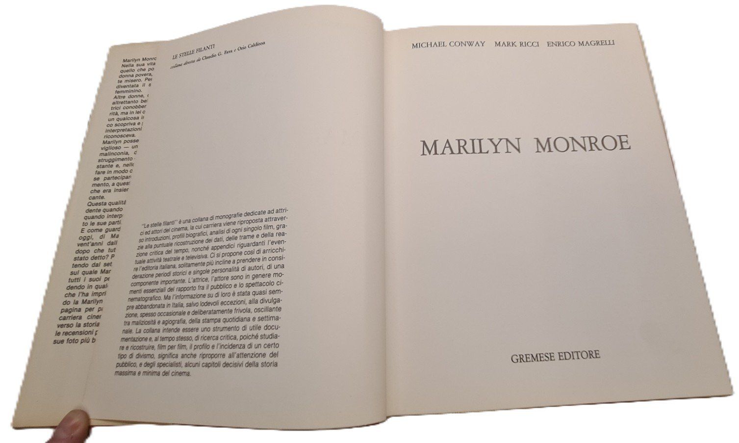 Libri: Marilyn Monroe 1981 italienisch – Usato da Zürich venduto da Agios 5