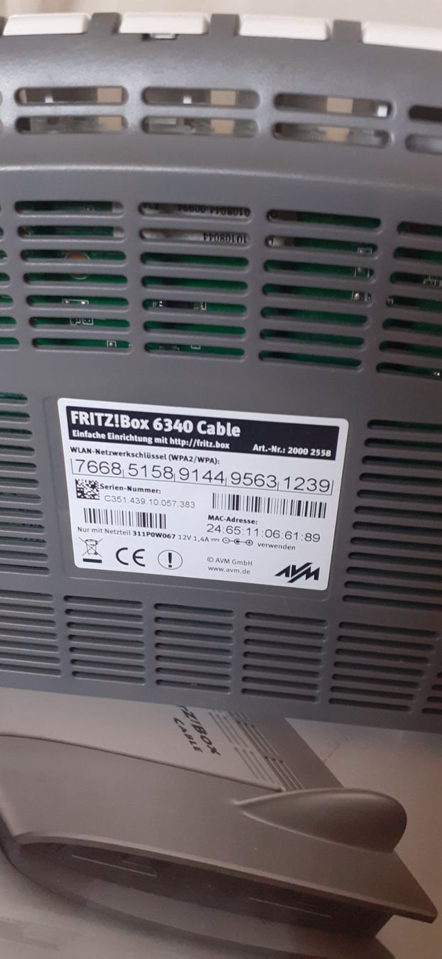 Fritz Modems & Router: FRITZBox 6340 Cable Router guter Zustand – Gebraucht aus Kilchberg ZH von hobbysale01 4