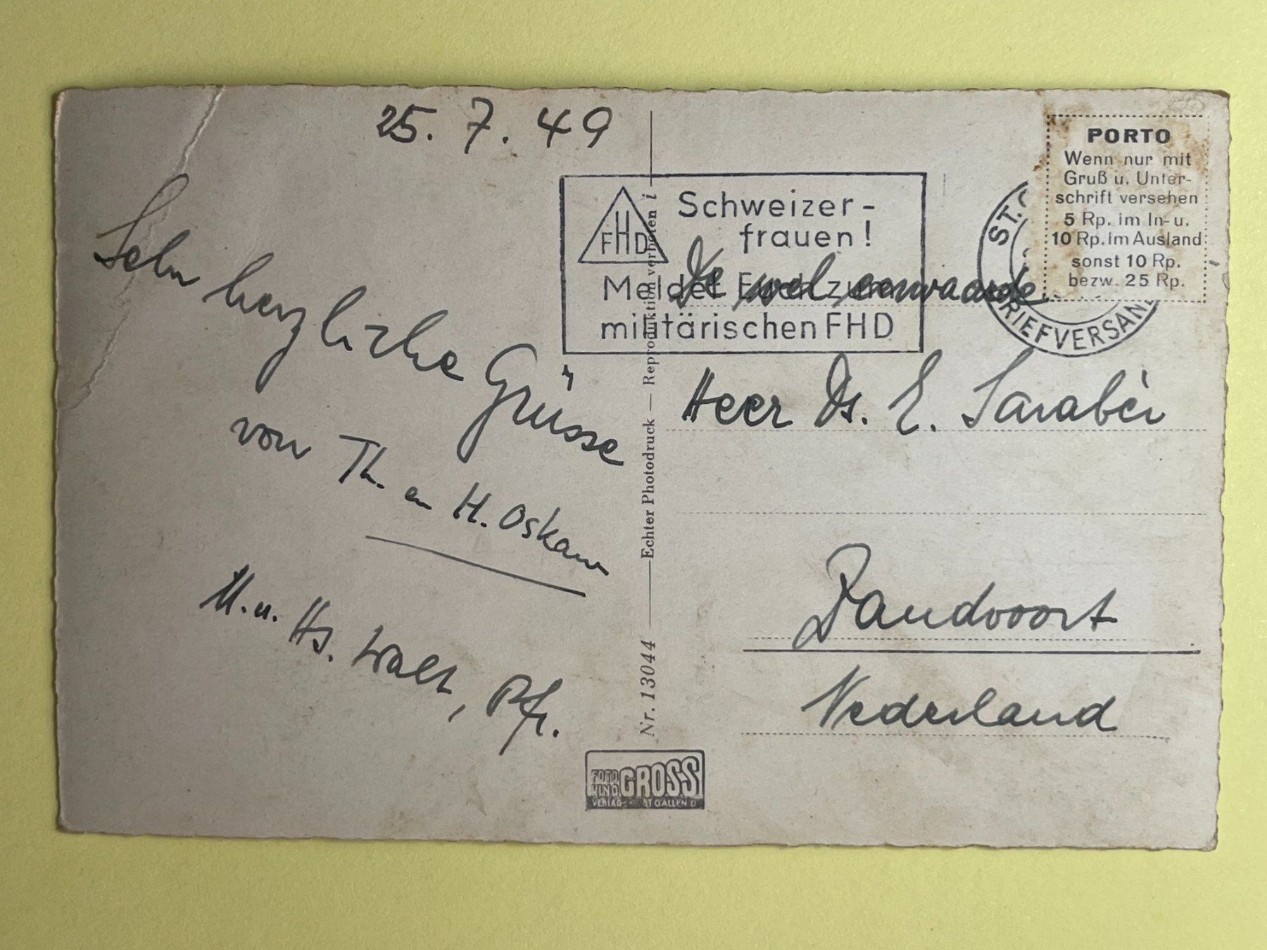 Cartoline postali: St. Gallen - Kathedrale – Usato da Steg VS venduto da danwer74 1