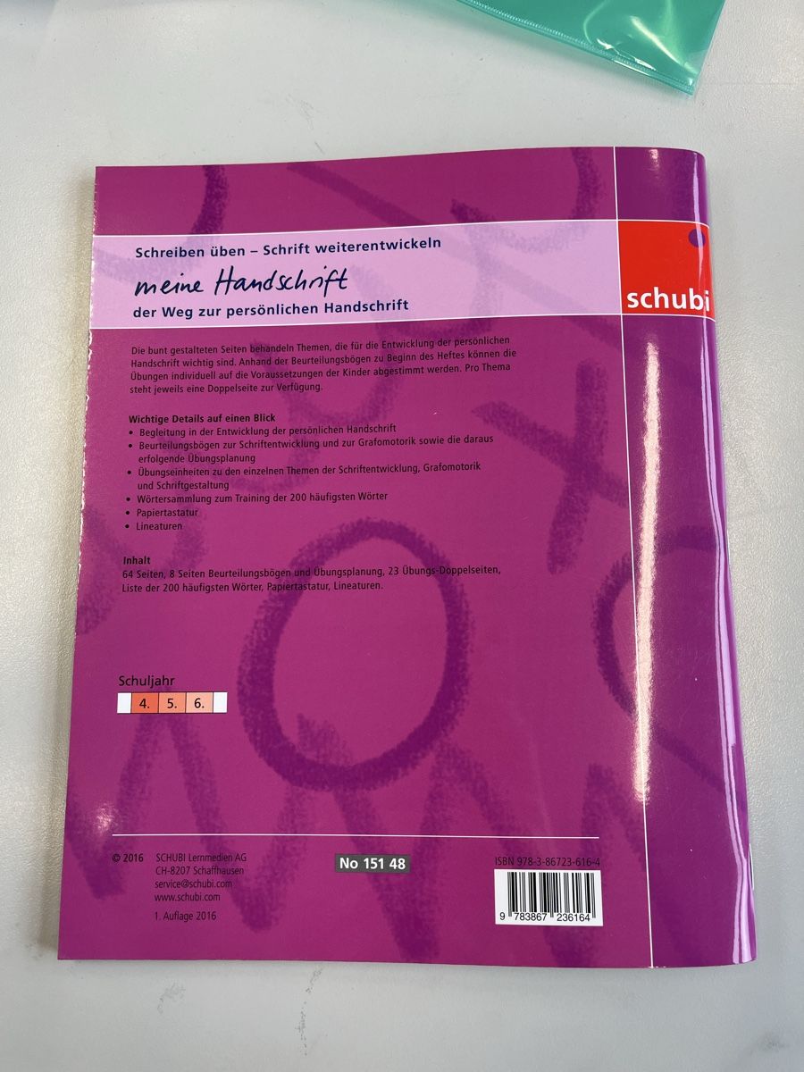 Libri: Schubi - Meine Handschrift – Nuovo (secondo la descrizione) da Escholzmatt venduto da Sarah_ 1