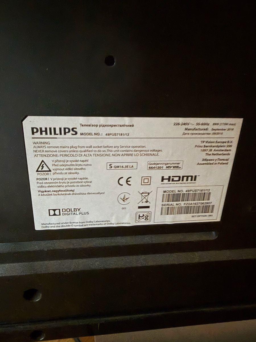 Philips Fernseher: TV 46“ – Gebraucht aus Geuensee von gla_5w2p 2