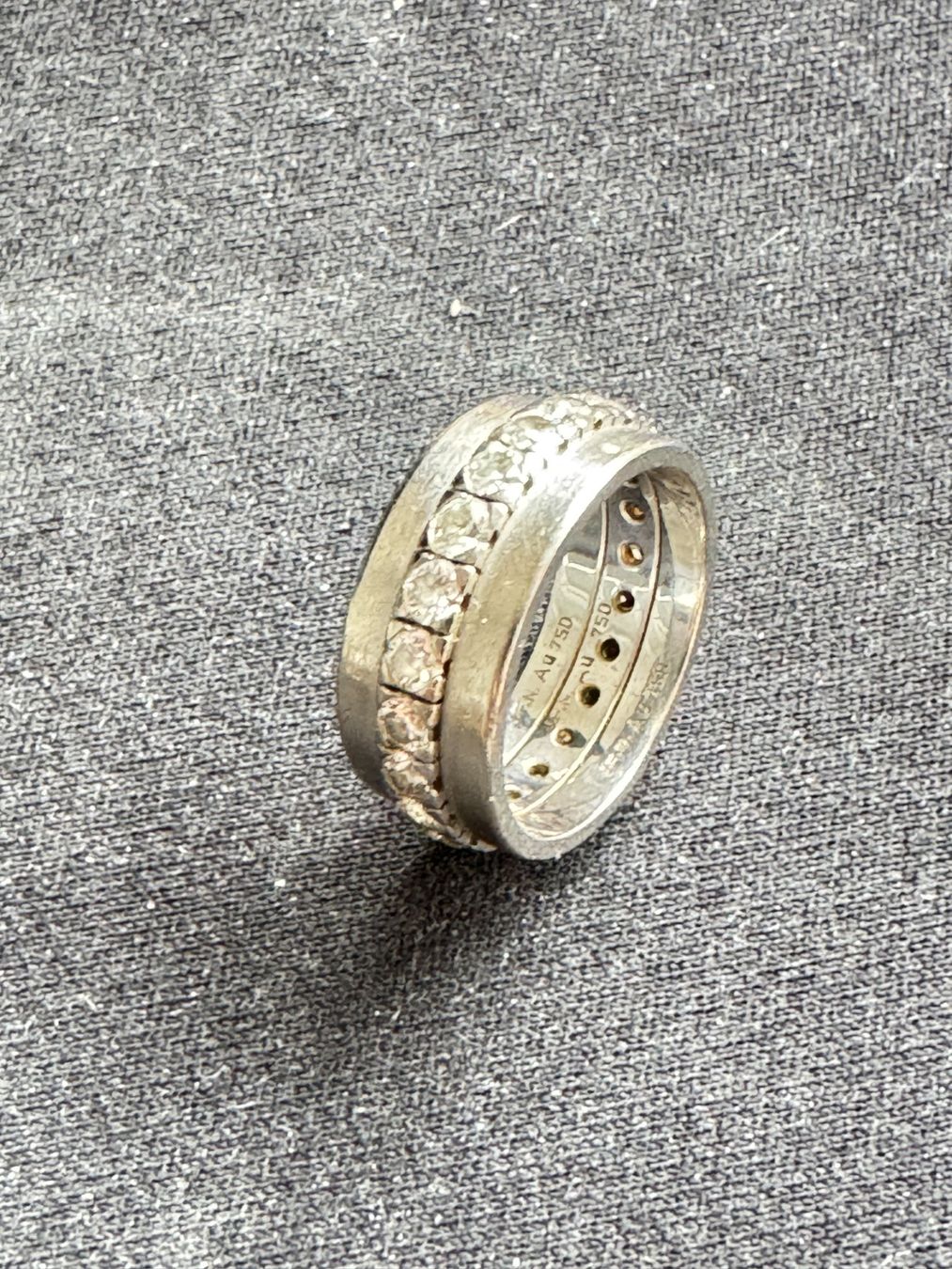 Ringe: Ring aus Weissgold mit Diamanten – Gebraucht aus Lyssach von noegi444 1