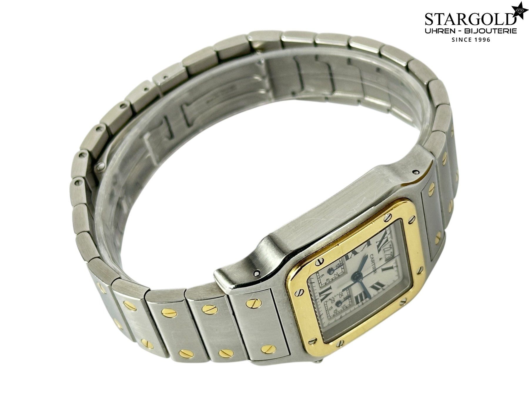 Cartier Orologi: Cartier Santos Galbée Chronograph - 2425 – Usato da Zürich venduto da Stargold-Uhren 3