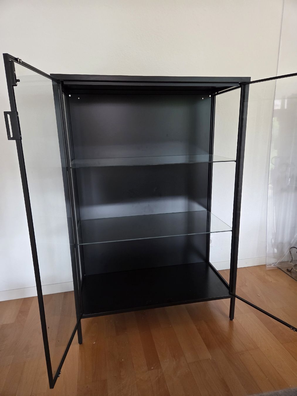 Ikea Vitrinen: Vitrineschrank schwarz Ikea Rudsta – Gebraucht aus Lachen SZ von juh_t2gp 1