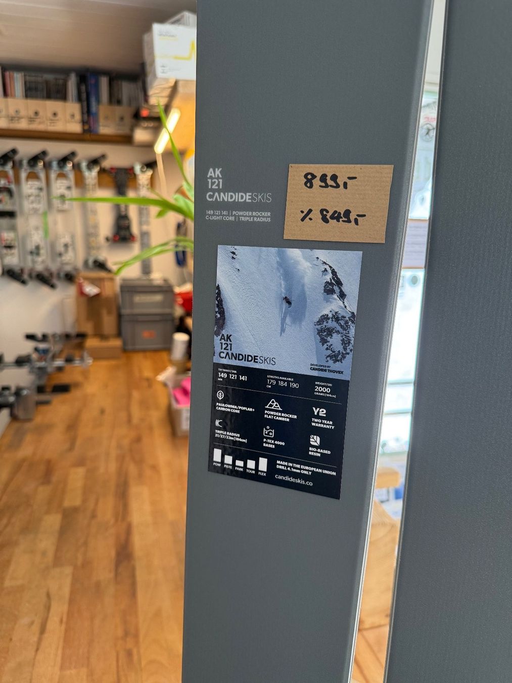 Sci: Candide Skis AK121 190cm – Nuovo e nell'imballaggio originale da Andermatt venduto da Made_In_Andermatt 1