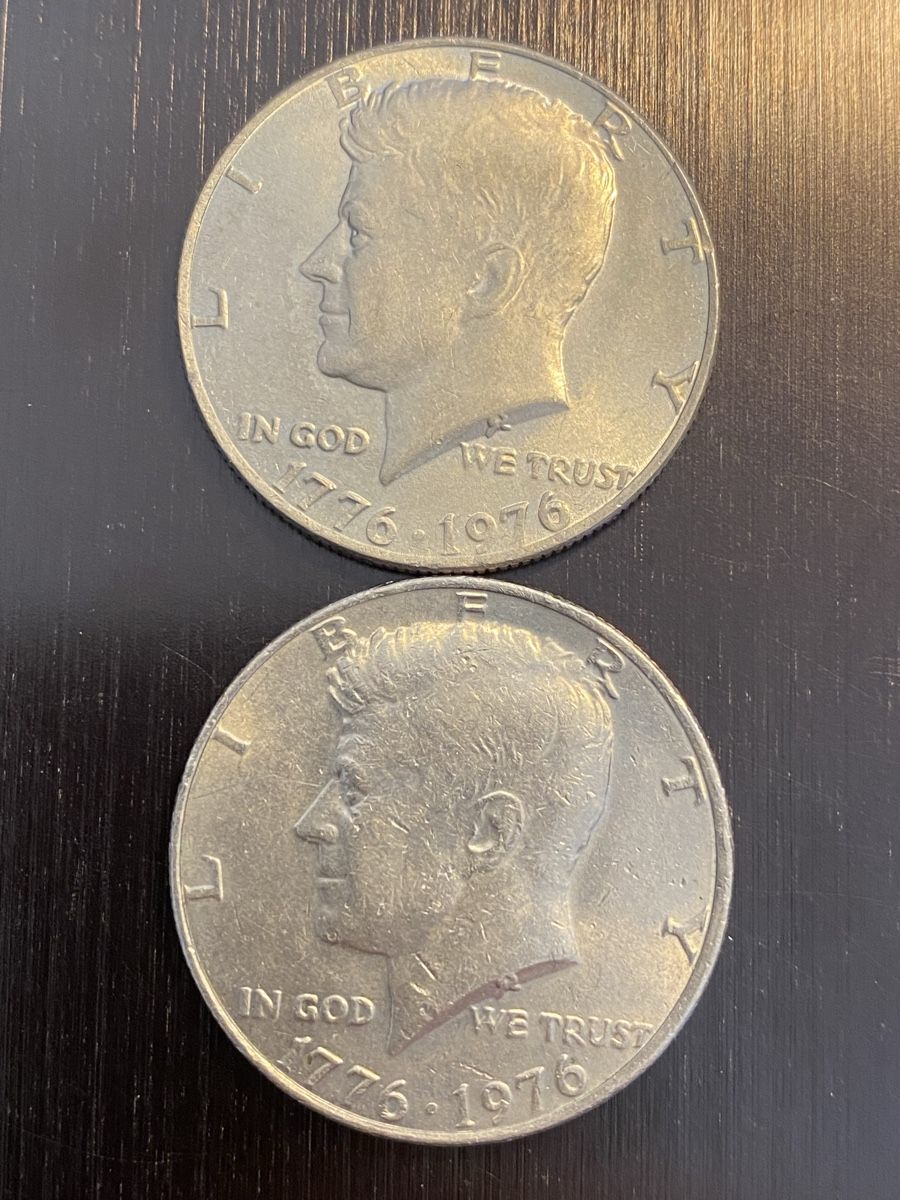 Tutti le monete: Etats-Unis, 2X Half Dollar 1976 Kennedy – Usato da Corsier-sur-Vevey venduto da Ginoarturo