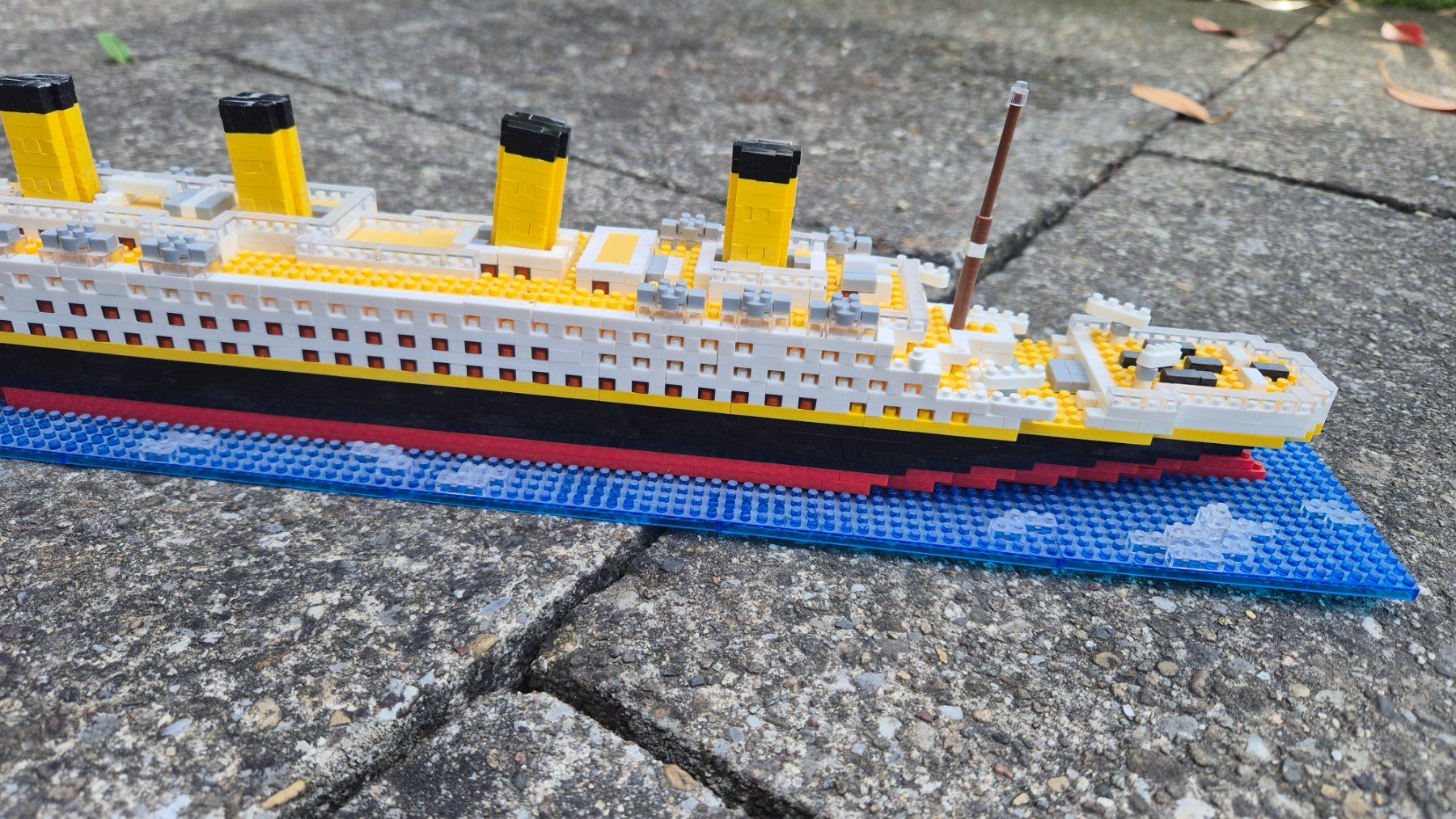 Kit di costruzioni: Titanic-Baustein-Bausatz Titanic-Schiffsmodell – Usato da Wängi venduto da Maur1 2