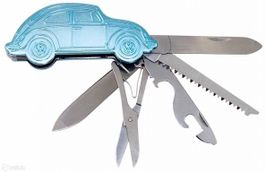 VW Käfer 3D Taschenmesser  Blau