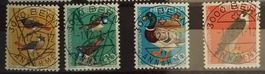 MA503) J236-239, Pro Juventute ET Vollstempel Kt. 25.-
