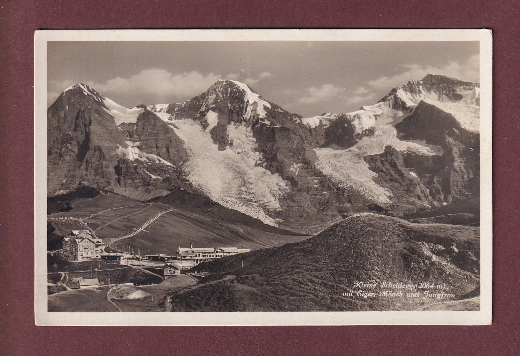 Cartoline postali: KLEINE SCHEIDEGG – Usato da Pully venduto da nicecards