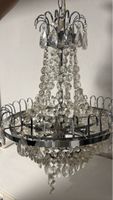 Kristall-Lüster / Lampe mit Chromgestell, Glanz für Ihr Heim