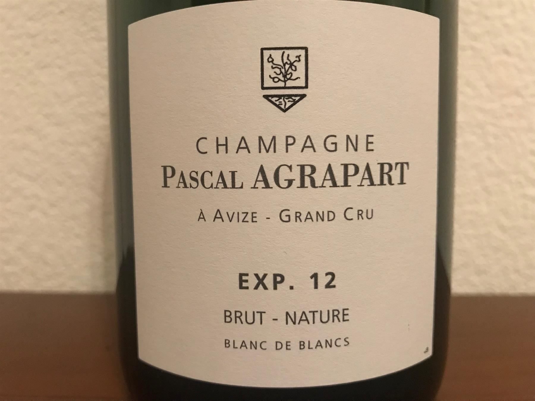Vino: UNIQUE !!! CHAMPAGNE PASCAL AGRAPART EXPERIENCE 12 – Nuovo e nell'imballaggio originale da Crans VS venduto da wine-trader