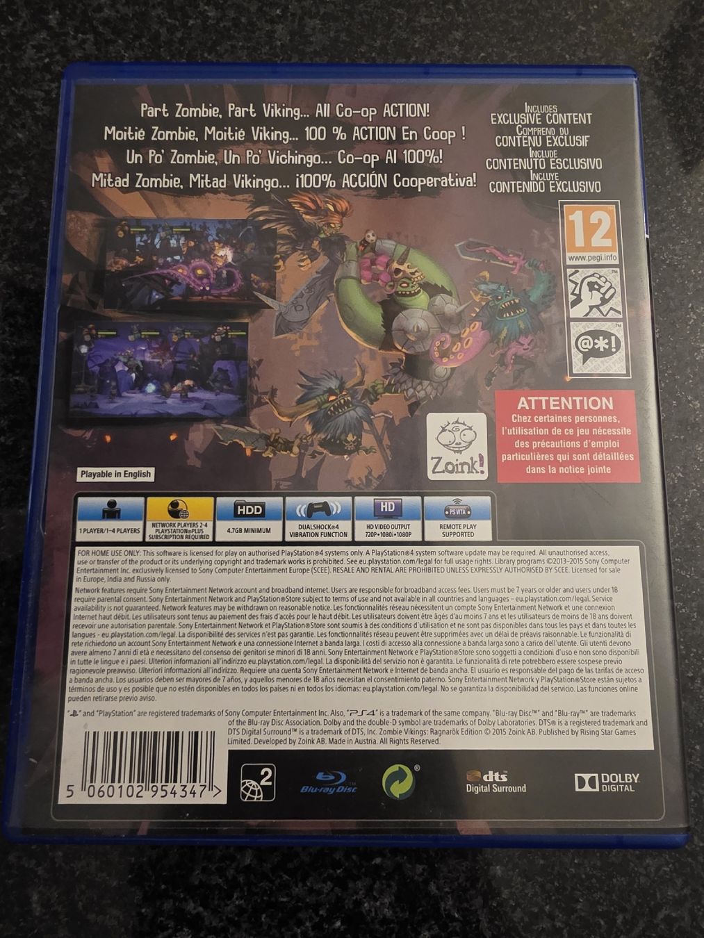 Spiele: Zombie Vikings PS4 – Gebraucht aus Chavornay von Crash37 1