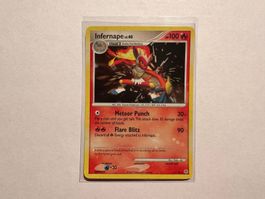 Infernape holo bleed Diamond & Pearl Base EN