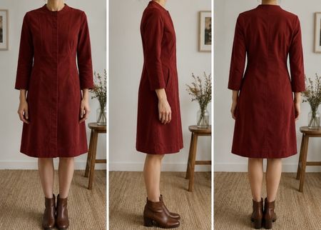Noa Noa Cordkleid rostorange Gr. 36