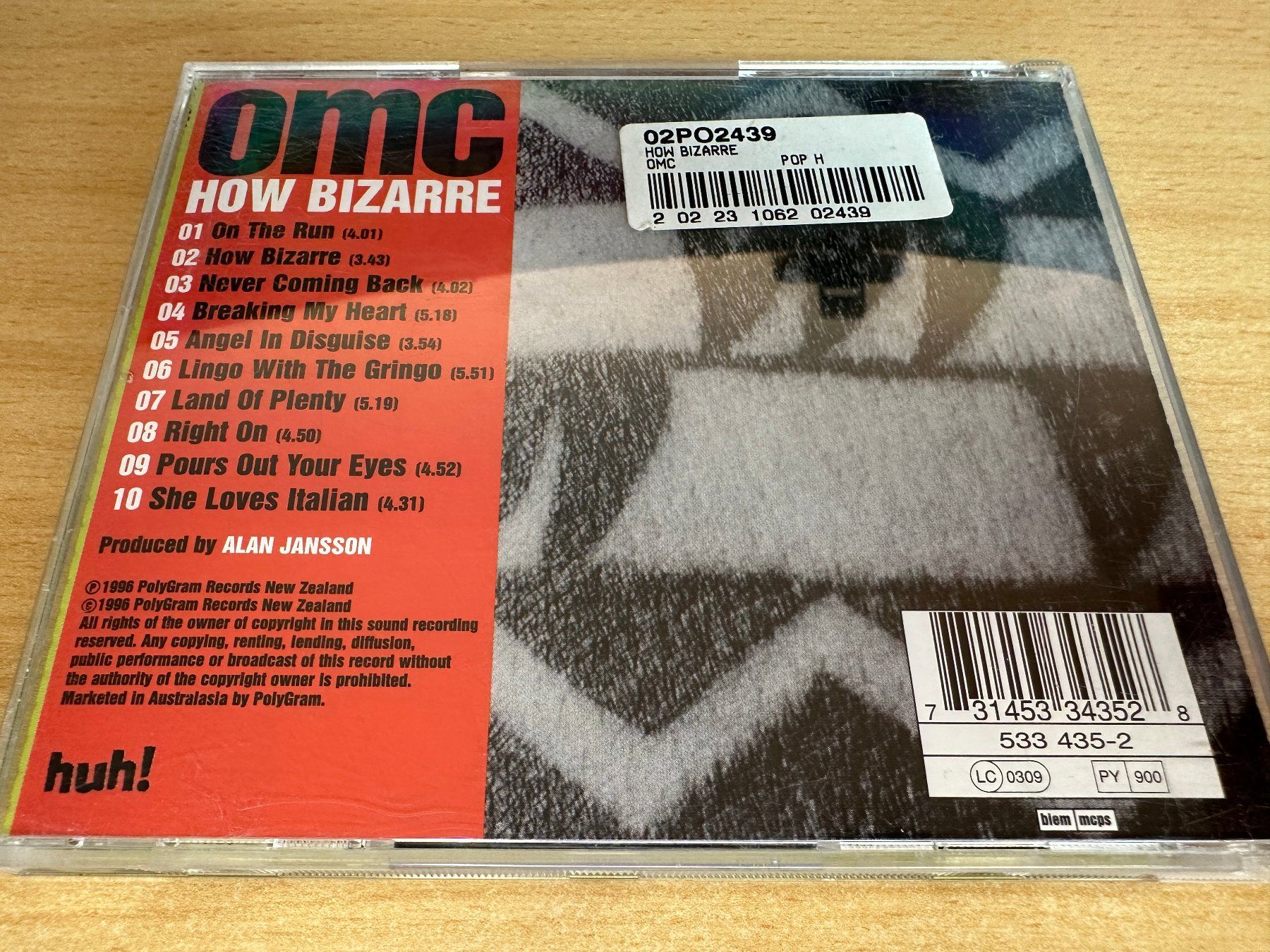 CD: OMC – How Bizarre – Usato da Rikon im Tösstal venduto da Alpenmutz 1