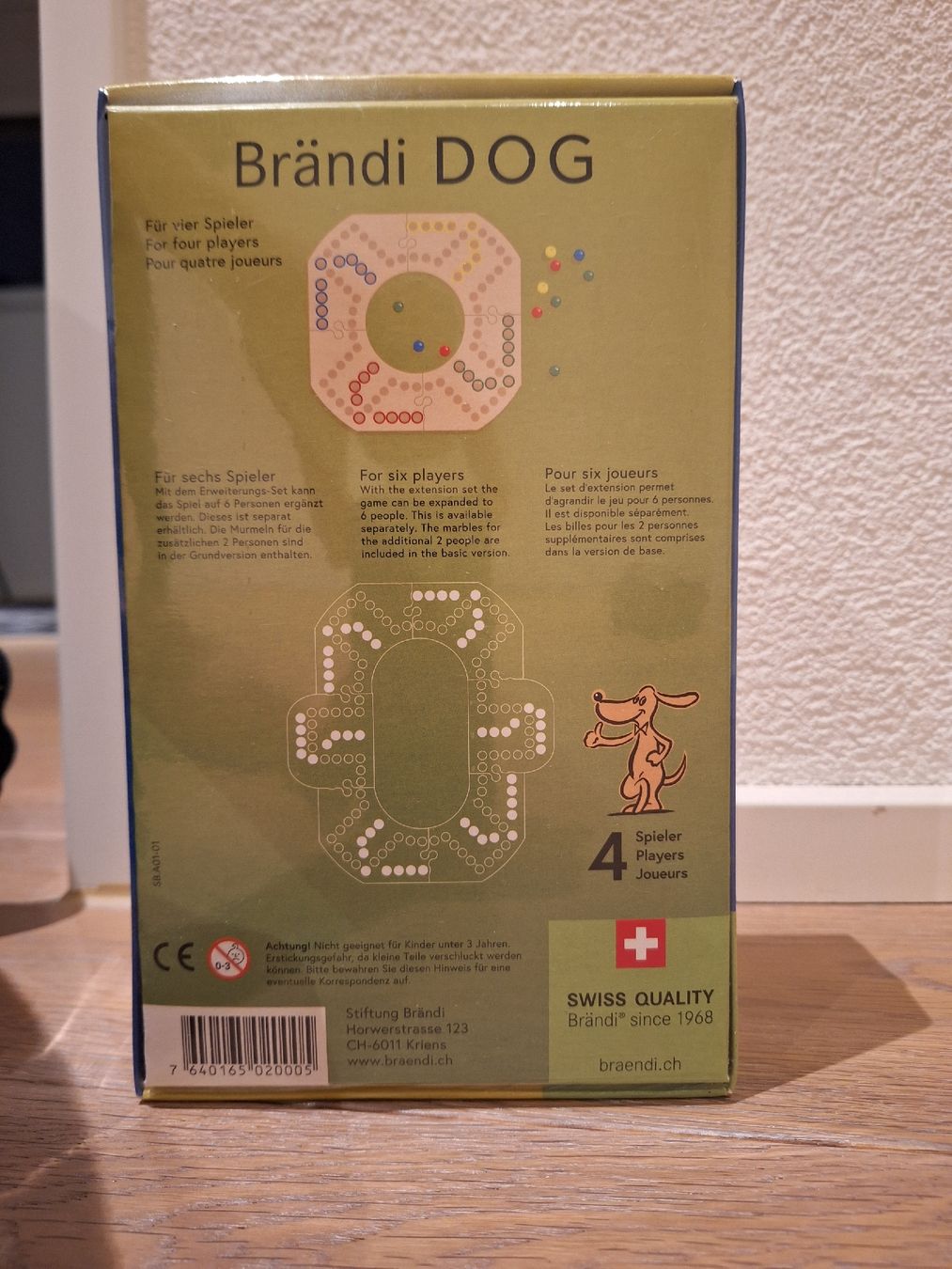 Brändi Spiele: Brändi DOG Brettspiel Originalverpackt – Neu und originalverpackt aus Gross von Lybeat 1