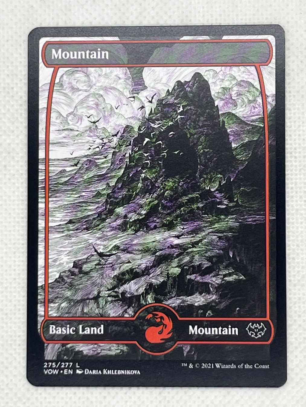 Magic The Gathering Carte collezionabili: Magic The Gathering Basic Land Mountain VOW EN 275/277 – Usato da Hinterkappelen venduto da Kim1992
